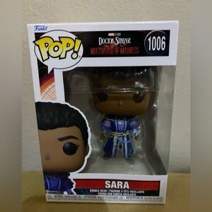 Funko Pop Sara Figure with Blue and Yellow Outfit
